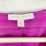 Anna Cate Batwing Top Size Small Fuschia Pink V Photo 5