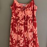 Nine West Red and Pink Patterned Dress Photo 0