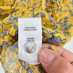 BeachLunchLounge  Floral Peasant Cottage Top Blouse Baby Doll Pleated Ruffle Smal Photo 5