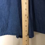 K/lab  patched long sleeve button down denim romper size large Photo 10