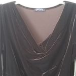 Boston Proper FINAL MARKDOWN LADIES'  Stretch Velvet Top 38” bust Photo 1