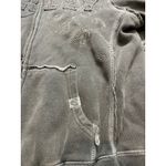 Hurley Vintage Y2K  Skater Grunge Gray Hoodie Studded Emrbroidered‎ Womens Medium Photo 3