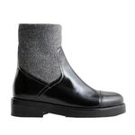 J.Crew 🆕 Shoes | Spazzo Rib-Cuff Boots | Black Leather Photo 1