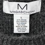 Magaschoni ‎ Women's Size Large Crewneck Wool Mohair Blend Grey Sweater Photo 5