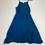 Peach Love California Size Small Blue Maxi Dress Sleeveless Casual Sundress Photo 3