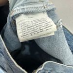 Mango MNG Denim Straight Jeans Sz 4 Light Wash Distressed 90s Y2K Grunge Indie Sleaze Photo 4