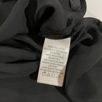 Susan Graver  Artisan‎ Black Beaded Sheer Long Sleeve Button Down Shirt Size 10 Photo 5