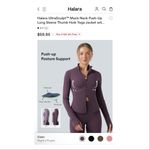 Halara NWT UltraSculpt Mock Neck Push-Up
Long Sleeve Thumb Hole Yoga Jacket Photo 12