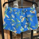 Patagonia  barely baggies shorts 2.5” parrots birds print port blue performance Photo 4