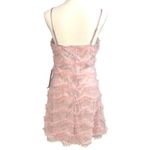 Speechless  Blush Pink Sequin Tulle Layered Cocktail Mini Dress L Party Prom Hoco Photo 4