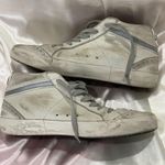 Golden Goose  Mid Star Sneakers White Pink Patent Star Mid Top Size 7/37 Leather Photo 9