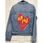 Target Denim‎ Jacket XS Pride Adult Queer Artist Design New York 1969 Stonewall Riot Photo 2