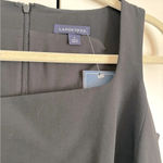 Lands' End  Black Square Neck Dress Size 6 NWT Photo 1