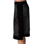 White House | Black Market A Line Black White Skirt WHBM ~Women's Size 00 Photo 3