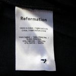 Reformation NWT Gavin in Black Cutout Back Side Slit Crepe Midi Dress 2 Photo 5