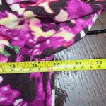 Charter Club  Pink and Purple Floral Cardigan size L Photo 4