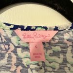 Lilly Pulitzer  Move It Or Lose It Gigi Open Cover Up Topper Womens Small Fringe Photo 4