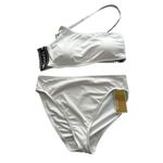 Michael Kors One Shoulder Bikini swimsuit Set size L Photo 7
