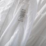 Aritzia Wilfred Bouquet Tiered White Linen Maxi Skirt Women's Size Large Photo 6