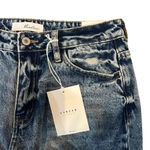 KanCan USA NWT Kancan Collie Super High Rise Distressed Frayed Hem Mom Jeans Size 7/27 Photo 12