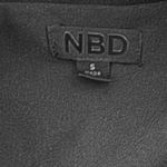 NBD Revolve Your Time Is Up Mini Dress Black Long Sleeve Size Small Photo 8