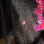 Free People EUC Symphony Bell Sleeve Dress / Tunic Top Black Floral Generous XS Photo 10