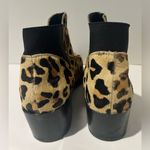 Steve Madden Jerry Leopard Calf Hair Pointed Toe Ankle Booties Boots Size 7 Photo 6