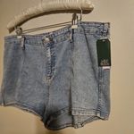 Wild Fable Jean Shorts Light Wash Blue Super High Rise Denim Casual Neutral Plus Photo 2