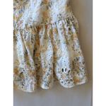 Sofie the Label Floral Flower Eyelet Tiered Belted Mini Skirt Womens Medium Photo 4