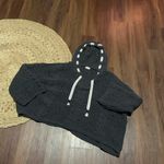 POL Cable Knit Hooded Chenille Sweater L winter boho casual $88 Fp classic fall Photo 4