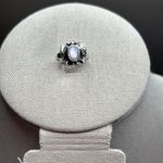 Vintage Sterling Silver Mother of Pearl Moonstone Statement Ring sterling silver Photo 3