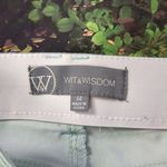 WIT & wisdom pastel green jeans size 14 Photo 2
