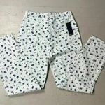 Momokrom NWT  Floral Straight Leg Long Denim Jeans US XL/UK 14 Preppy Punk Photo 3