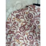 Pilcro  Anthropologie Long Sleeve Blouse Womens Medium  Pink  Floral Photo 15