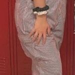 Pinstriped Overalls Multiple Photo 1