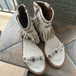 Ash Free People X  Dakota Fringed White Sandals Photo 3