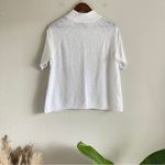 Eileen Fisher Organic Cotton Linen Slub Funnel Neck Top Size S Photo 12