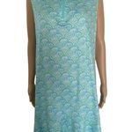 Caribbean Joe Blue and Green Swim Coverup Photo 0