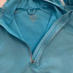 Nike Blue Dri-Fit Pullover 1/4 Zip Hooded Jacket Top Womens Size Medium Athletic Photo 7