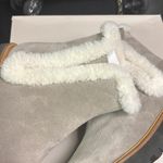 Marc Fisher  MWT Shoes Iggie Medium Natural Suede Fur Trim Lined Ankle bo… Photo 8