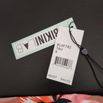 The Bikini Lab  Floral Swimsuit Top Size Small NWT Botanical Print Bikini Top Photo 5
