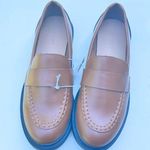 Old Navy  Women's Low Heel Preppy Style Classic Cognac Modern Penny Loafer Sz 7 Photo 1