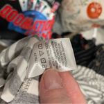 Laurie felt Y2K bamboo super soft striped handkerchief hem pull on midi skirt Gray Size M Photo 5