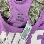 Nike  dri fit purple athletic racerback sports bra women's size XS Photo 2