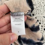 Young Fabulous and Broke YFB 100% Linen Tie Dye Long Sleeve Shirt Tan/Blue (Small) Photo 6