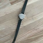 Bulova Ladies Watch RARE Vintage Mechanical Winding Leather Strap Stainless Case Photo 6