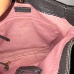 Dooney & Bourke VNTG  Frederica Crossbody Purse BLACK ON BLACK LEATHER Fredrica Photo 9