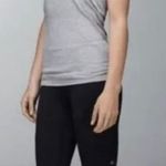 Lululemon Black Ruched Capri Athletic Leggings Photo 1