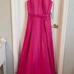 City Vibe Hot Pink Floor Length Gown Prom Dress Photo 0