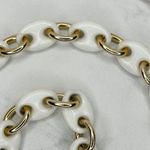 Vintage White Plastic Gold Tone Chain Link Belt Extra Small/Small (XS/S) ✨ Photo 6